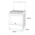 Estufa a Gas de 30" Acero Inoxidable EMH7613DTSS0 - Imagen 7