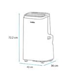 Aire Acondicionado Portátil 12,000 BTU PTM12CABWJM2 - Imagen 8