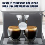 Cafetera compacta 2 expresos por ciclo Acero Inoxidable BVSTEM5502-013 - Imagen 11