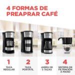 Cafetera de 5 Tazas con vaso personal CM0755S-MX - Imagen 7