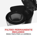 Cafetera de 5 Tazas con vaso personal CM0755S-MX - Imagen 6