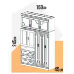 Closet 9.3 Renov Delux con maletero de 3 cuerpos - Imagen 6