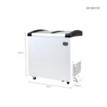 Congelador de 6 pies tapa de vidrio GRS GS-160 - Imagen 6