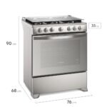 Estufa a Gas 30" con VaporBake FKGN30C3FYI - Imagen 2