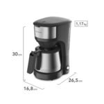 Cafetera Eléctrica 8 tazas de acero inoxidable FCM22 - Imagen 6