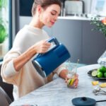 Hervidor Cool touch Kettle de 1.5 litros 1200W Azul - Imagen 4
