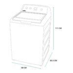Lavadora tapa de vidrio de 44 libras Mabe LMA72215WDAB0 - Imagen 6