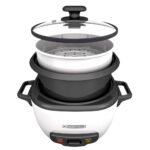 Olla Arrocera Black + Decker 14 Tazas con Tapa de Vidrio y Vaporera RC514 - Imagen 5