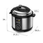 Olla a presión eléctrica de 5 litros FPC10 - Imagen 3