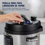 Olla de presión de 5.7 litros Multiolla Turbocon 14 funciones predeterminadas CKSTPCECT57DF - Imagen 4