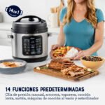 Olla de presión de 5.7 litros Multiolla Turbocon 14 funciones predeterminadas CKSTPCECT57DF - Imagen 10