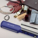 Plancha alisadora Revlon 2" titanium Blue - Imagen 3