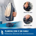 Plancha de Vapor Inalámbrica 2 en 1 con suela de cerámica GCSTCC5000-013 - Imagen 14