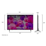 Televisor de 43″ LG UHD AI 4K Smart TV 2025 43UA8000PSB - Imagen 2